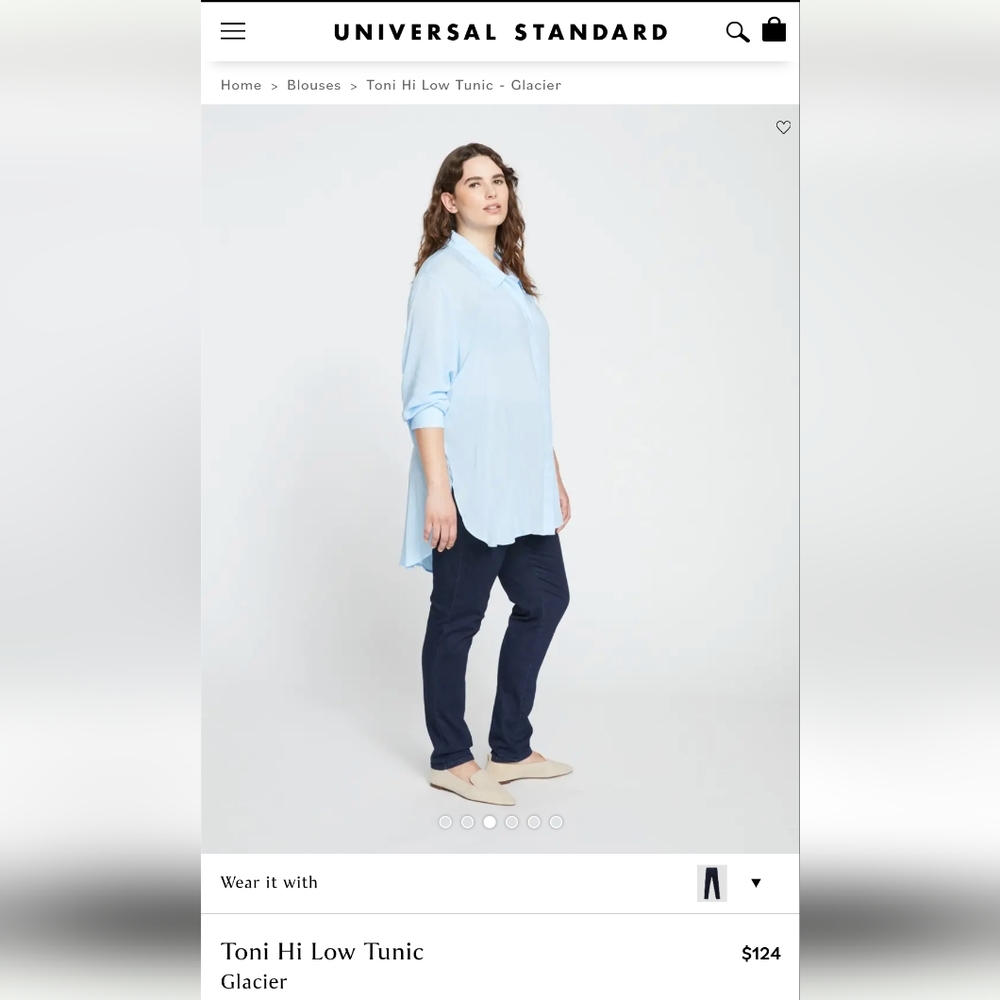 Universal Standard Toni High Low Tunic